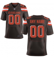 Men's Cleveland Browns Nike Brown Elite Custom Jersey