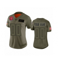 Women's Tampa Bay Buccaneers Customized Camo 2019 Salute to Service Limited Jersey