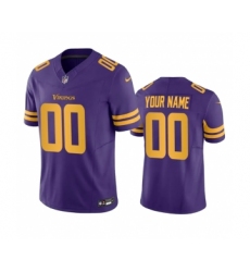 Men's Minnesota Vikings Active Player Custom Purple 2023 F.U.S.E. Color Rush Stitched Jersey