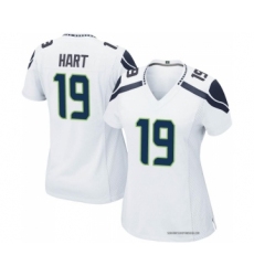 Women's Seattle Seahawks #19 Penny Hart Nike White Game Jersey