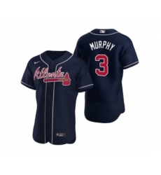 Men's Atlanta Braves #3 Dale Murphy Nike Red Authentic 2020 Alternate Jersey