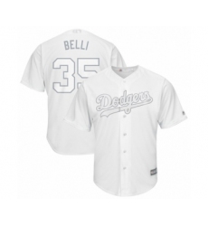 Men's Los Angeles Dodgers #35 Cody Bellinger  Belli  Authentic White 2019 Players Weekend Baseball Jersey