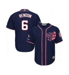 Youth Washington Nationals #6 Anthony Rendon Authentic Navy Blue Alternate 2 Cool Base 2019 World Series Champions Baseball Jersey