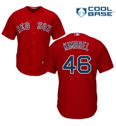 Men's Majestic Boston Red Sox #46 Craig Kimbrel Replica Red Alternate Home Cool Base MLB Jersey