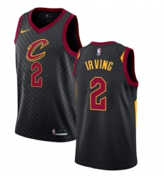 Men's Nike Cleveland Cavaliers #2 Kyrie Irving Swingman Black Alternate NBA Jersey Statement Edition