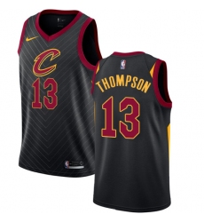 Men's Nike Cleveland Cavaliers #13 Tristan Thompson Swingman Black Alternate NBA Jersey Statement Edition