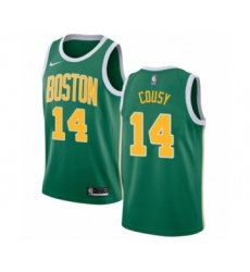 Youth Nike Boston Celtics #14 Bob Cousy Green Swingman Jersey - Earned Edition