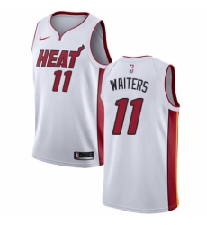 Men's Nike Miami Heat #11 Dion Waiters Authentic NBA Jersey - Association Edition