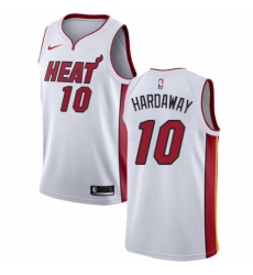 Men's Nike Miami Heat #10 Tim Hardaway Authentic NBA Jersey - Association Edition