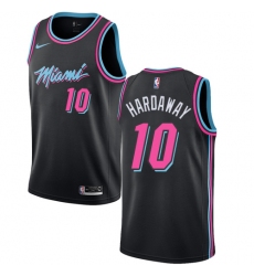 Women's Nike Miami Heat #10 Tim Hardaway Swingman Black NBA Jersey - City Edition
