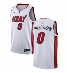 Youth Nike Miami Heat #0 Josh Richardson Authentic NBA Jersey - Association Edition