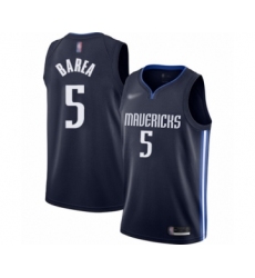 Women's Dallas Mavericks #5 Jose Juan Barea Swingman Navy Finished Basketball Jersey - Statement Edition