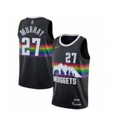 Men's Denver Nuggets #27 Jamal Murray Swingman Black Basketball Jersey - 2019 20 City Edition