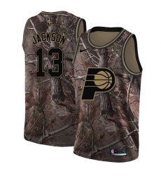 Youth Nike Indiana Pacers #13 Mark Jackson Swingman Camo Realtree Collection NBA Jersey