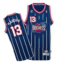 Men's Adidas Houston Rockets #13 James Harden Swingman Navy Hardwood Classic Fashion NBA Jersey