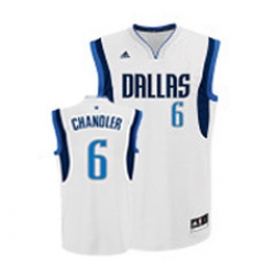 Mavericks Revolution 30 #6 Tyson Chandler White Stitched NBA Jersey