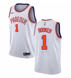 Men's Nike Phoenix Suns #1 Devin Booker Swingman NBA Jersey - Association Edition