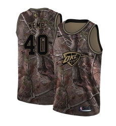 Women's Nike Oklahoma City Thunder #40 Shawn Kemp Swingman Camo Realtree Collection NBA Jersey