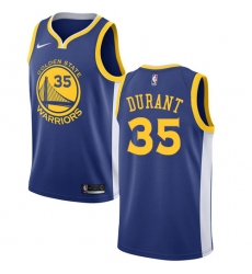 Youth Nike Golden State Warriors #35 Kevin Durant Swingman Royal Blue Road NBA Jersey - Icon Edition