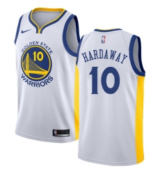 Youth Nike Golden State Warriors #10 Tim Hardaway Authentic White Home NBA Jersey - Association Edition