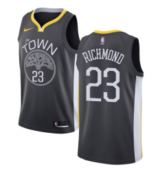 Women's Nike Golden State Warriors #23 Mitch Richmond Swingman Black Alternate NBA Jersey - Statement Edition