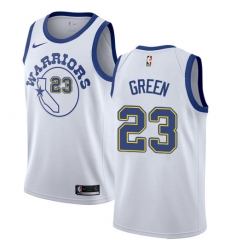 Men's Nike Golden State Warriors #23 Draymond Green Swingman White Hardwood Classics NBA Jersey