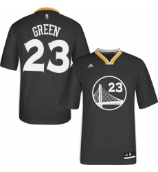 Youth Adidas Golden State Warriors #23 Draymond Green Authentic Black Alternate NBA Jersey