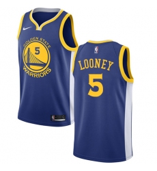 Youth Nike Golden State Warriors #5 Kevon Looney Swingman Royal Blue Road NBA Jersey - Icon Edition