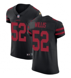 Men's Nike San Francisco 49ers #52 Patrick Willis Black Alternate Vapor Untouchable Elite Player NFL Jersey