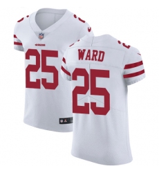 Men's Nike San Francisco 49ers #25 Jimmie Ward White Vapor Untouchable Elite Player NFL Jersey