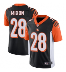 Men's Nike Cincinnati Bengals #28 Joe Mixon Vapor Untouchable Limited Black Team Color NFL Jersey