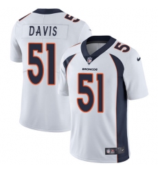 Youth Nike Denver Broncos #51 Todd Davis Elite White NFL Jersey