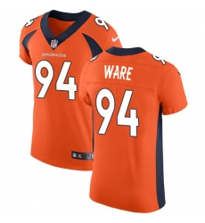 Men's Nike Denver Broncos #94 DeMarcus Ware Orange Team Color Vapor Untouchable Elite Player NFL Jersey
