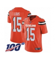 Men's Cleveland Browns #19 Bernie Kosar Limited Brown Rush Vapor Untouchable 100th Season Football Jersey