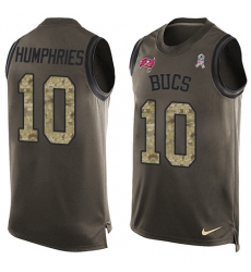 Men's Nike Tampa Bay Buccaneers #10 Adam Humphries Limited Green Salute to Service Tank Top NFL Jersey
