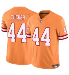 Men's Tampa Bay Buccaneers #44 Sean Tucker Orange F.U.S.E. Throwback Limited Stitched