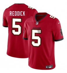 Men's Tampa Bay Buccaneers #5 Haason Reddick Red 2025 Vapor Limited Football Stitched Jersey