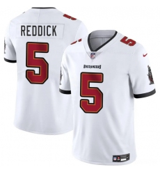 Men's Tampa Bay Buccaneers #5 Haason Reddick White 2025 Vapor Limited Football Stitched Jersey