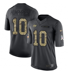 Youth Nike Tampa Bay Buccaneers #10 Adam Humphries Limited Black 2016 Salute to Service NFL Jersey
