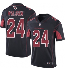 Men's Nike Arizona Cardinals #24 Adrian Wilson Limited Black Rush Vapor Untouchable NFL Jersey