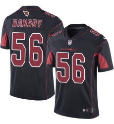 Youth Nike Arizona Cardinals #56 Karlos Dansby Limited Black Rush Vapor Untouchable NFL Jersey