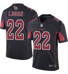 Youth Nike Arizona Cardinals #22 T. J. Logan Limited Black Rush Vapor Untouchable NFL Jersey