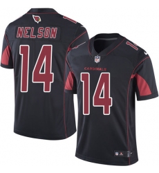 Youth Nike Arizona Cardinals #14 J.J. Nelson Limited Black Rush Vapor Untouchable NFL Jersey