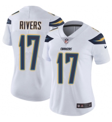 Women's Nike Los Angeles Chargers #17 Philip Rivers White Vapor Untouchable Limited Player NFL Jersey
