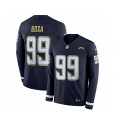 Youth Nike Los Angeles Chargers #99 Joey Bosa Limited Navy Blue Therma Long Sleeve NFL Jersey