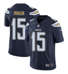 Youth Nike Los Angeles Chargers #15 Dontrelle Inman Elite Navy Blue Team Color NFL Jersey