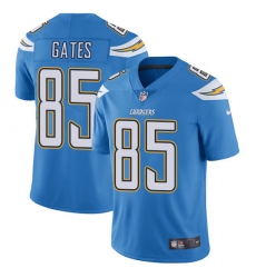 Youth Nike Los Angeles Chargers #85 Antonio Gates Elite Electric Blue Alternate NFL Jersey