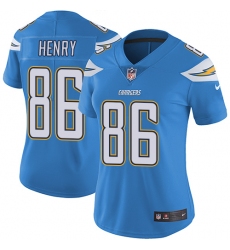Women's Nike Los Angeles Chargers #86 Hunter Henry Elite Electric Blue Alternate NFL Jersey