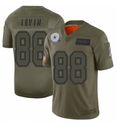 Men's Dallas Cowboys #88 Michael Irvin Limited Camo 2019 Salute to Service Football Jersey