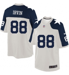 Men's Nike Dallas Cowboys #88 Michael Irvin Limited White Throwback Alternate NFL Jersey